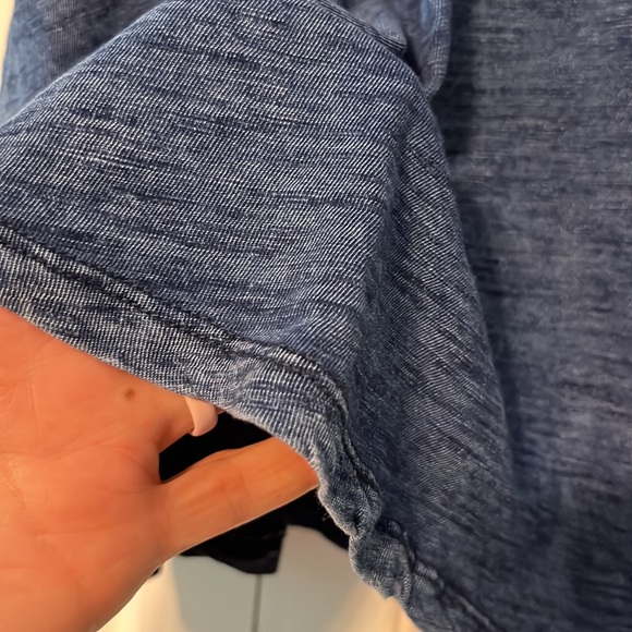 #Bundle & Save# Universal Thread Blue Ruffle Sleeve Top - Picture 4 of 6